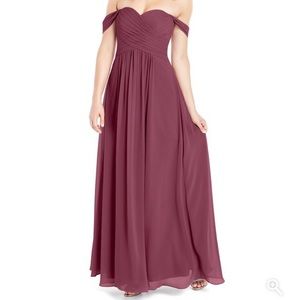 Azazie Corin dress in Mulberry color
